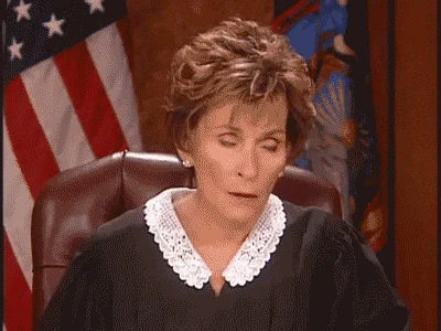 Stunned Judge