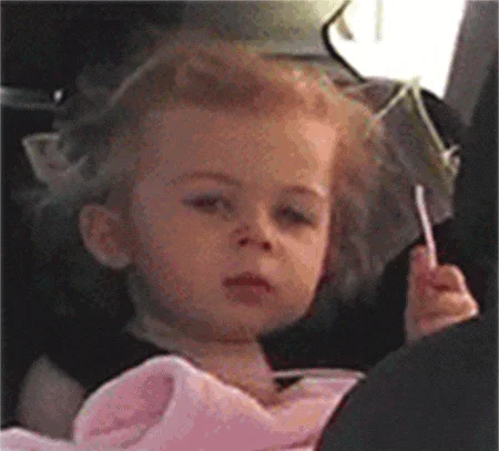 Sleepy Child Eye Roll